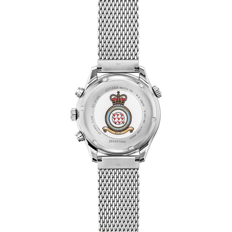 Main Image 3 of Citizen Red Arrows Men's Stainless Steel Mesh Bracelet Watch