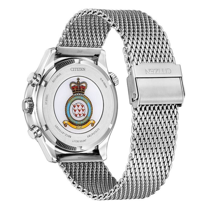 Main Image 4 of Citizen Red Arrows Men's Stainless Steel Mesh Bracelet Watch
