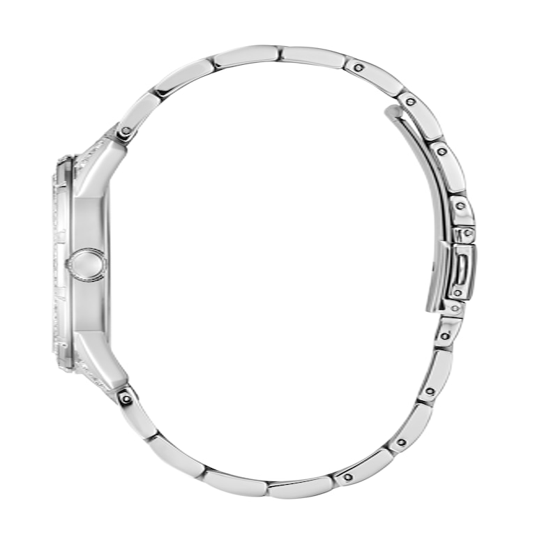 Main Image 2 of Guess Ladies' Stone Set Bezel Stainless Steel Bracelet Watch