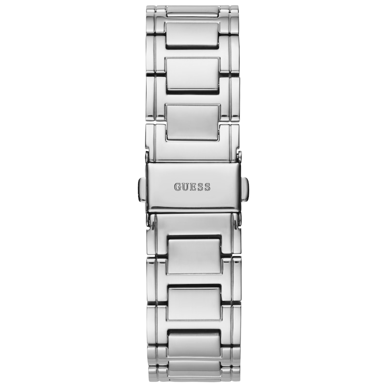 Guess Ladies' Stone Set Bezel Stainless Steel Bracelet Watch