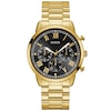 Thumbnail Image 1 of Guess Men's Black Chrono Dial Gold Tone Bracelet Watch