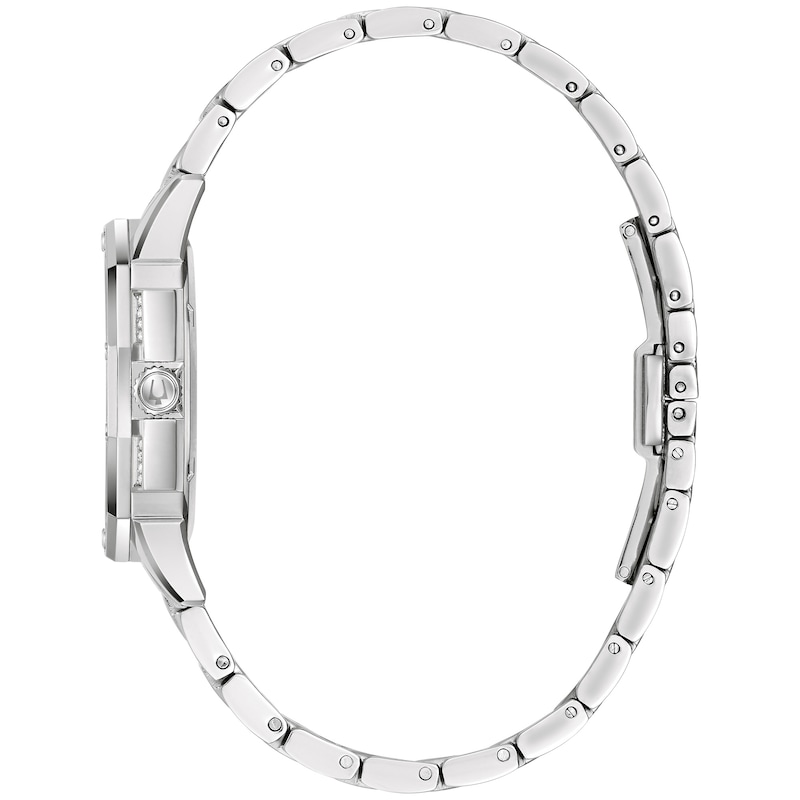 Main Image 3 of Bulova Crystal Octava Ladies' Stainless Steel Bracelet Watch