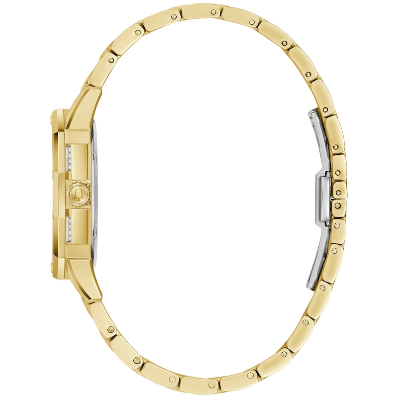 Main Image 3 of Bulova Crystal Octava Ladies' Gold Tone Bracelet Watch