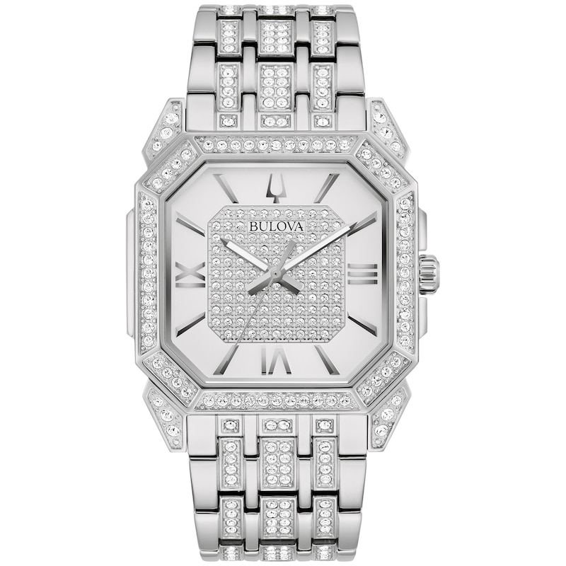 Main Image 1 of Bulova Crystal Octava Square Men's Bracelet Watch