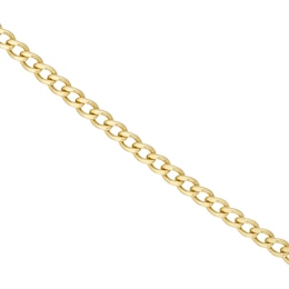 9ct Yellow Gold 16 Inch Curb Chain