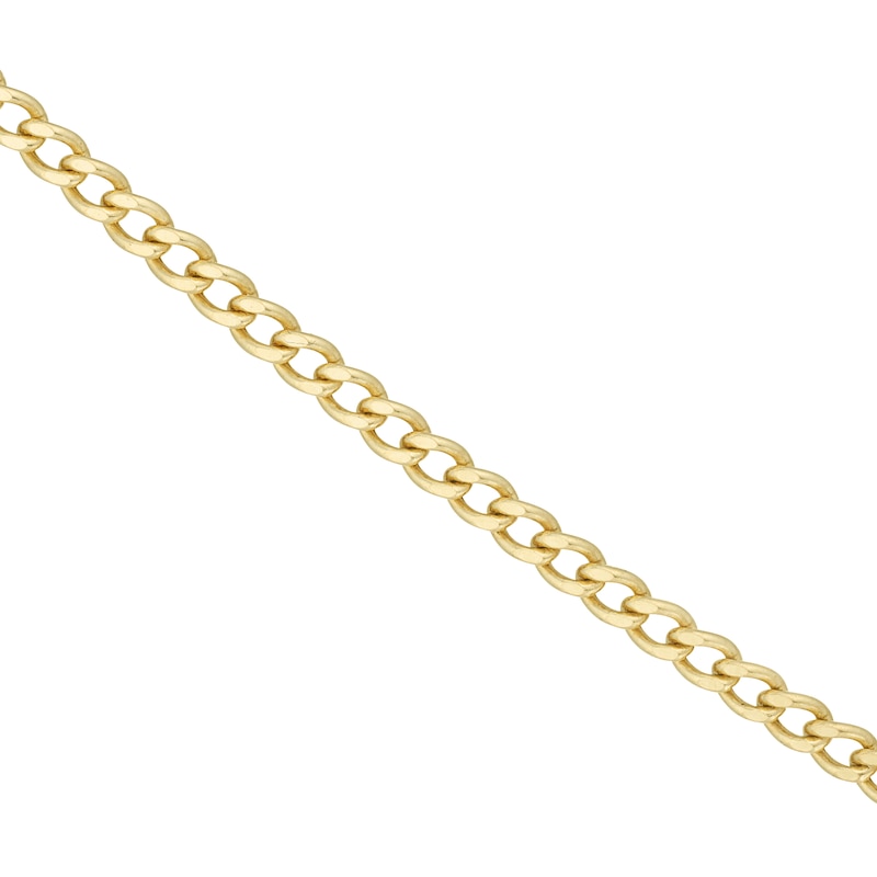9ct Yellow Gold 20 Inch Dainty Curb Chain