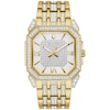 Thumbnail Image 1 of Bulova Crystal Octava Square Men's Gold Tone Bracelet Watch