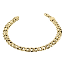 9ct Yellow Gold 8" Curb Chain Bracelet