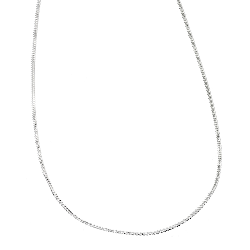 Main Image 1 of Sterling Silver 20" Dainty 40 Gauge Curb Chain