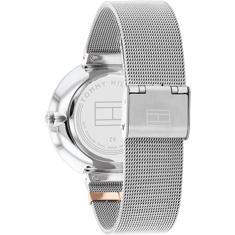 Tommy Hilfiger Lidia Ladies' Silver Dial Stainless Steel Bracelet Watch