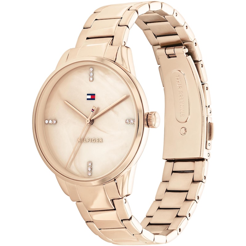 Tommy Hilfiger Paige Ladies' Rose Gold Tone Bracelet Watch