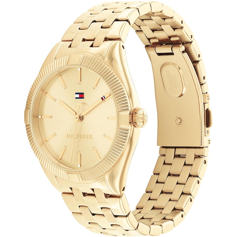 Tommy Hilfiger Rachel Ladies' Yellow Gold Tone Watch