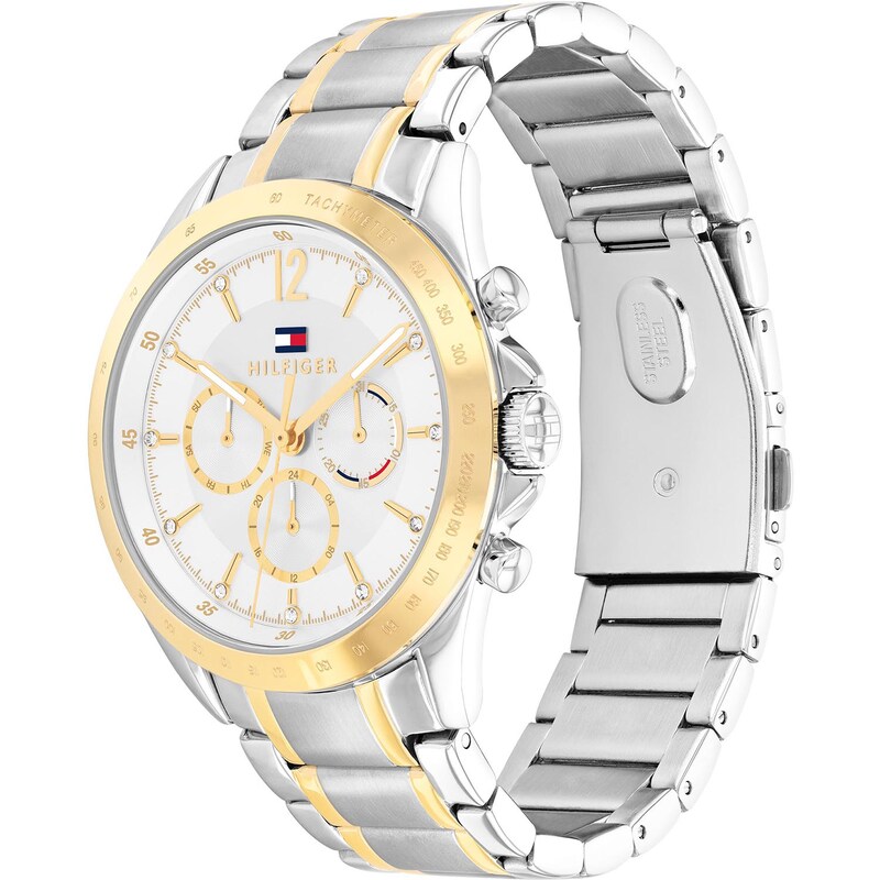 Main Image 2 of Tommy Hilfiger Ladies' Silver Dial Two Tone Bracelet Watch