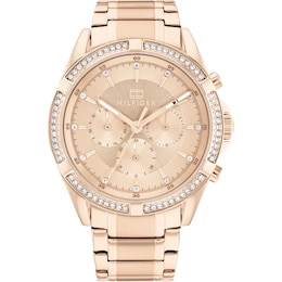 Tommy Hilfiger Ladies' Rose Gold Tone Bracelet Watch