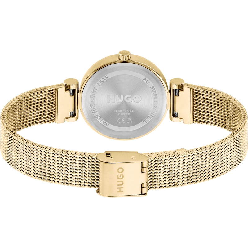 Main Image 2 of HUGO Sweet Ladies' Yellow Gold Tone Ion Plated Watch