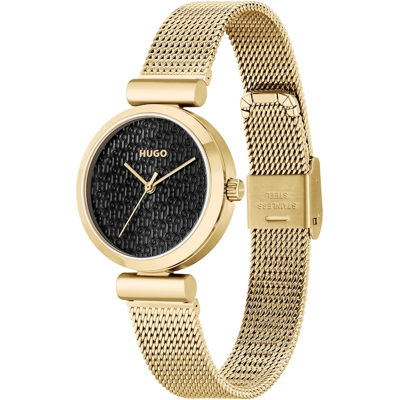 Main Image 3 of HUGO Sweet Ladies' Yellow Gold Tone Ion Plated Watch