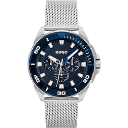 HUGO Fresh Men's Stainless Steel Bracelet Watch