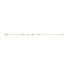 Thumbnail Image 4 of Sadie Trio Glitz Gold Tone Stainless Steel Station Bracelet