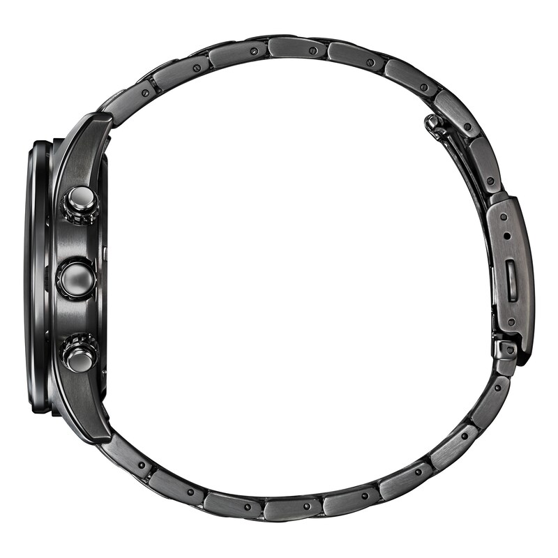 Main Image 3 of Citizen Eco-Drive Men's Black IP Bracelet Watch