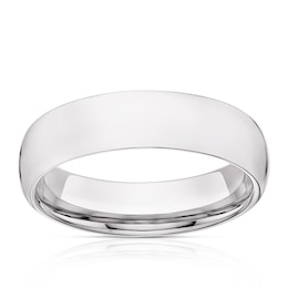 Tungsten Men's Polished Ring