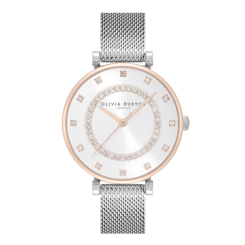 Olivia Burton Ladies' Two-Tone Stainless Steel Mesh Watch