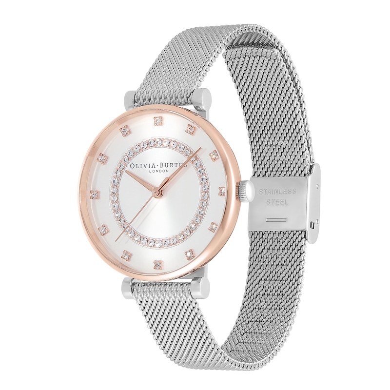 Olivia Burton Ladies' Two-Tone Stainless Steel Mesh Watch