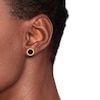 Thumbnail Image 2 of Tommy Hilfiger Gold Tone IP & Black Onyx Stud Earrings