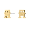 Thumbnail Image 1 of Tommy Hilfiger Gold Tone Monogram Stud Earrings