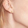 Thumbnail Image 2 of Tommy Hilfiger Gold Tone Monogram Stud Earrings