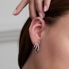 Thumbnail Image 2 of Olivia Burton Silver & Crystal Multi Hoop Earrings