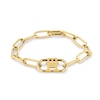 Thumbnail Image 1 of Tommy Hilfiger Ladies' Gold Tone Monogram Chain Bracelet