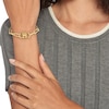 Thumbnail Image 2 of Tommy Hilfiger Ladies' Gold Tone Monogram Chain Bracelet