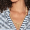 Thumbnail Image 1 of Tommy Hilfiger Gold Tone Monogram Chain Pendant