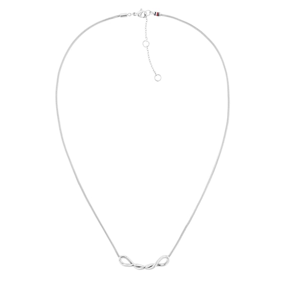 Tommy Hilfiger Stainless Steel Twist Necklace
