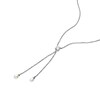 Thumbnail Image 2 of Sterling Silver & Cubic Zirconia Pearl Drop Necklace