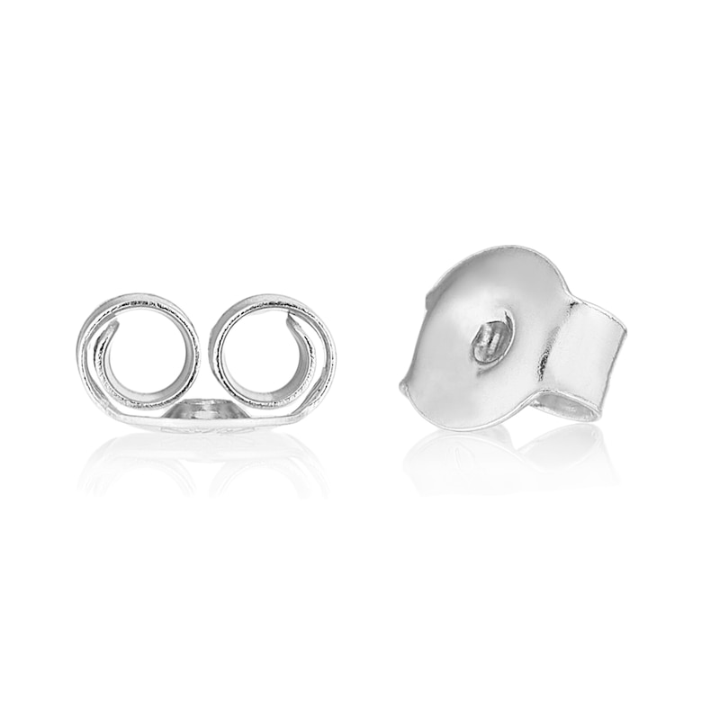 Main Image 3 of Sterling Silver & Cubic Zirconia Graduated Drop Earrings