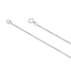Thumbnail Image 3 of Sterling Silver & Cubic Zirconia Open Heart Necklace