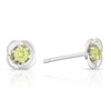 Thumbnail Image 1 of Sterling Silver CZ Poppy August Birth Flower Stud Earrings