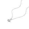 Thumbnail Image 2 of Sterling Silver Pearl Rose June Birth Flower June Necklace
