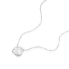 Thumbnail Image 2 of Sterling Silver Round Shaped Cubic Zirconia Necklace