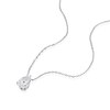 Thumbnail Image 2 of Sterling Silver Pear Shaped Cubic Zirconia Necklace