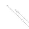 Thumbnail Image 3 of Sterling Silver Pear Shaped Cubic Zirconia Necklace