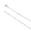 Thumbnail Image 3 of Sterling Silver CZ Hawthorn May Birth Flower Necklace