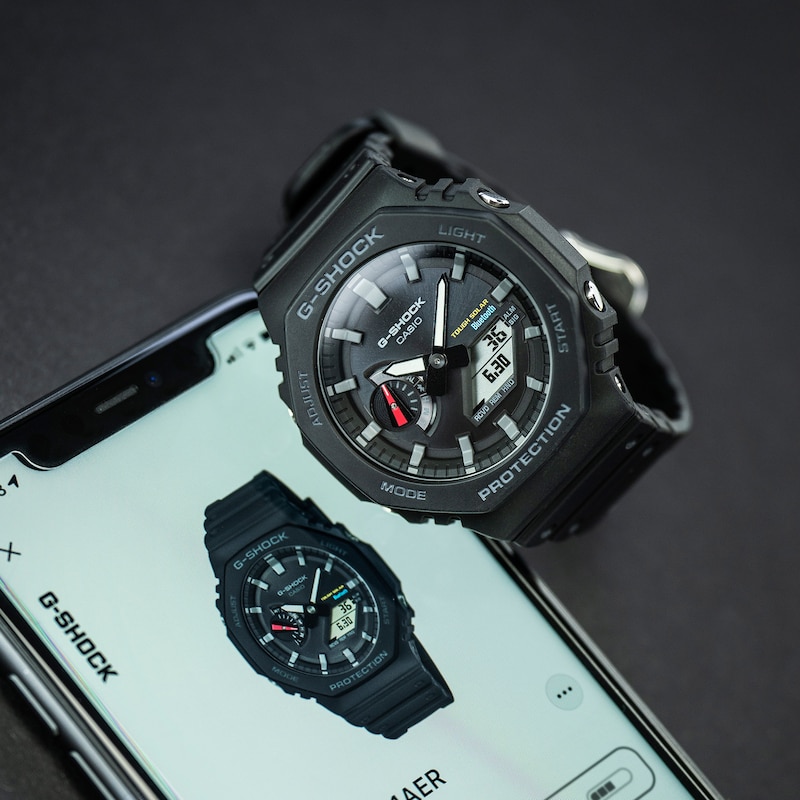 Main Image 3 of G-Shock GA-B2100-1AER Men's Tough Solar Powered Black Resin Strap Watch