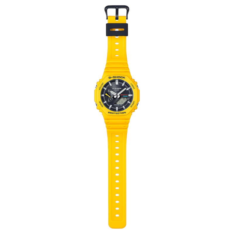Main Image 2 of G-Shock GA-B2100C-9AER Men's Casio Yellow Resin Strap Watch