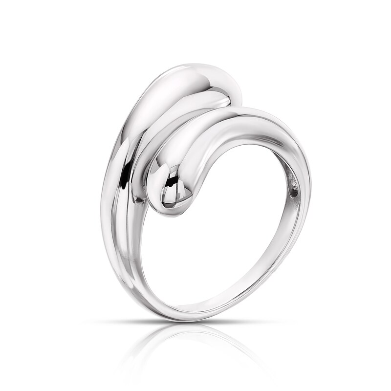 Main Image 2 of Sterling Silver Large Chunky Wrap Ring Size L