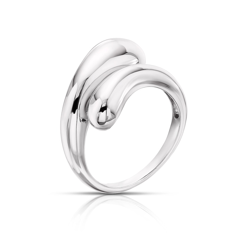Main Image 2 of Sterling Silver Large Chunky Wrap Ring Size N