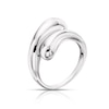 Thumbnail Image 2 of Sterling Silver Large Chunky Wrap Ring Size P