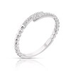 Thumbnail Image 2 of Sterling Silver & Cubic Zirconia Wrap Ring Size P