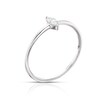 Thumbnail Image 2 of Sterling Silver & Cubic Zirconia Marquise Cut Ring Size L
